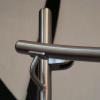 Stainless Steel post and rail for spiral stair.