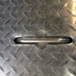 ALUMINUM SUMP COVER AND HANDLE DETAIL
