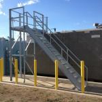 DESIGN BUILT STAIR FOR GOODYEAR BLIMP FUELING STATION