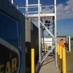 DESIGN BUILT STAIR FOR GOODYEAR BLIMP FUELING STATION