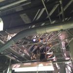WELDING IN A TIGHT SPOT AT METRO HQ BUILDING UPGRADE